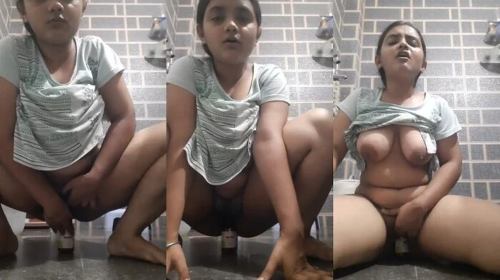 Desi Horny Bitch Putting Bottle Inside Her Pussy Video Sex