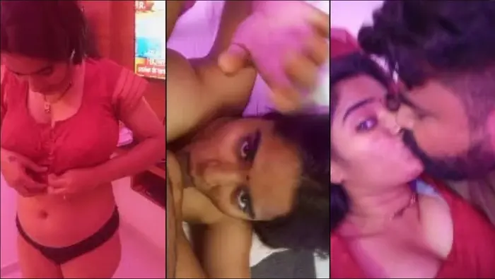 Newly Married Couple Beautiful Wife Stripping Giving Watch HD Video
